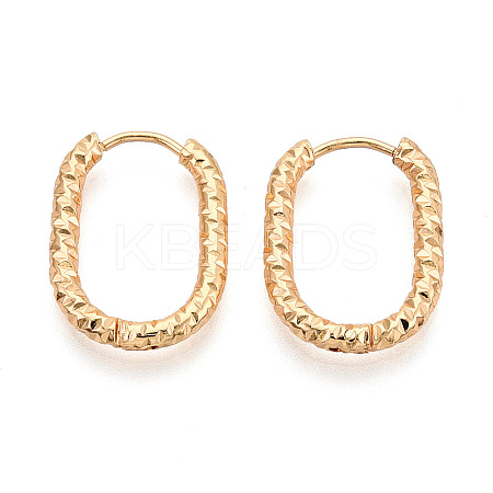 304 Stainless Steel Hoop Earrings X-STAS-T074-31G-1
