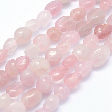 Natural Madagascar Rose Quartz Beads Strands G-K230-12-1