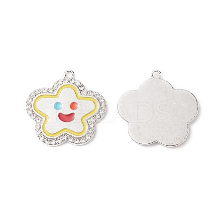 Alloy Enamel Pendants FIND-A029-04P-01-1