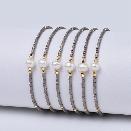 Adjustable Nylon Cord Braided Bead Bracelets LS-BJEW-P256-B01-1