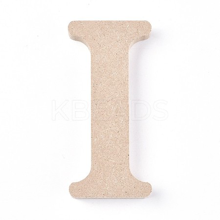 Letter Unfinished Wood Slices LS-DIY-WH0162-62I-1