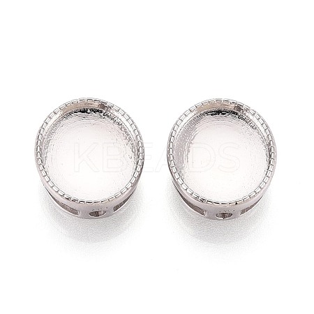 925 Sterling Silver Multi-Strand Link Cabochon Settings STER-N016-64P-1
