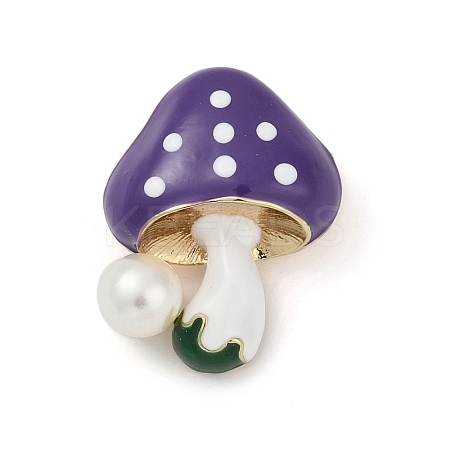 Mushroom Enamel Pins JEWB-R068-06B-G-1