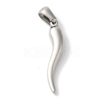 Non-Tarnish 304 Stainless Steel Pendants STAS-Z075-14P-1