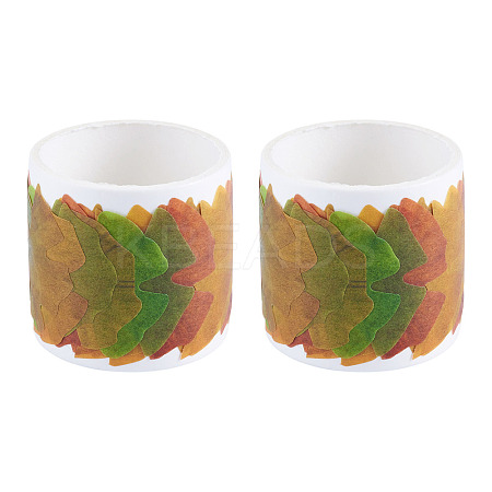Autumn Leaf Paper Tape Stickers for Card Making DIY-TAC0032-23B-1