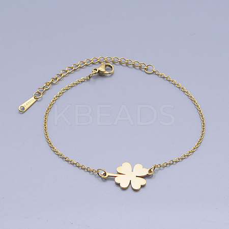 201 Stainless Steel Link Bracelets BJEW-T011-JN510-2-1