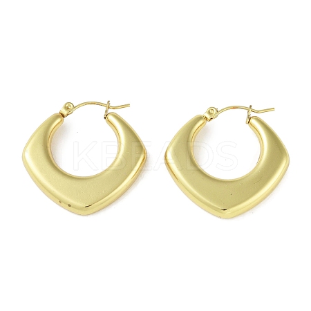 Ion Plating(IP) 304 Stainless Steel Hoop Earrings for Women STAS-I304-05G-1