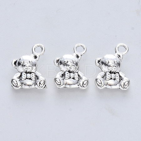 Tibetan Style Alloy Pendants X-TIBE-R316-046AS-RS-1