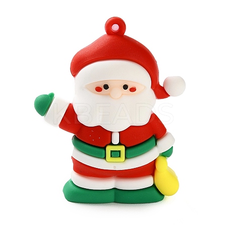 Christmas Theme PVC Plastic Pendants FIND-I059-01G-1