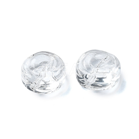 20Pcs Transparent Glass Beads GLAA-Q103-01D-1