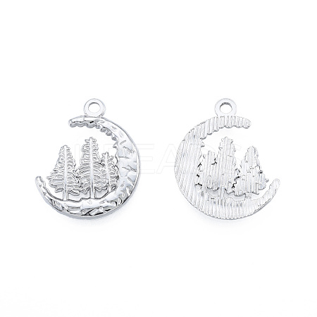 Non-Tarnish 201 Stainless Steel Pendants STAS-N098-233P-1