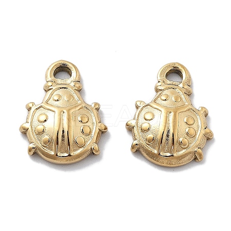 PVD Vacuum Plating 304 Stainless Steel Charms STAS-R130-15G-1