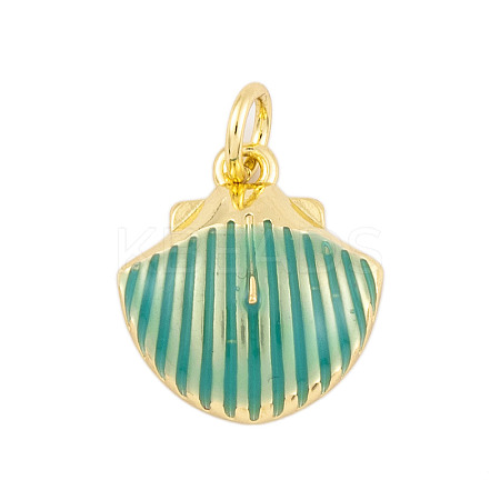 Rack Plating Brass Enamel Pendants LS-KK-P269-09G-04-1