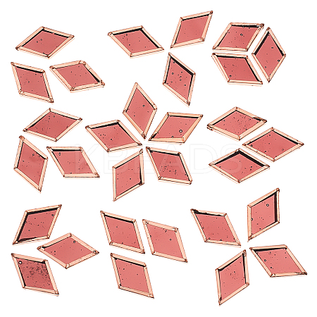 30Pcs Colored Glass Mosaic Tiles DIY-OC0009-43C-1