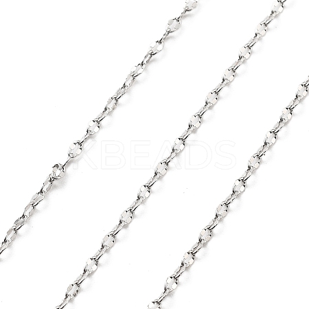 10M Brass Coffee Bean Chains CHC-L052-01A-P-1