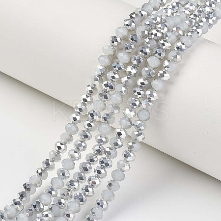 Electroplate Glass Beads Strands EGLA-A034-J2mm-M03-1
