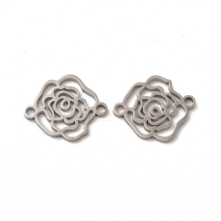 Non-Tarnish 304 Stainless Steel Connector Charms STAS-I671-24P-1