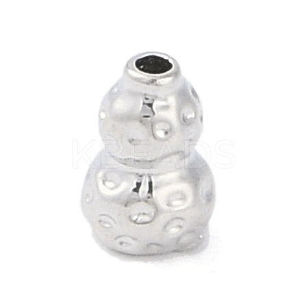 Brass Pave Clear Cubic Zirconia Beads LS-KK-F875-14P-1