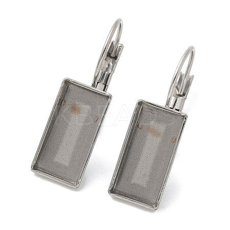 304 Stainless Steel Leverback Earring Finding STAS-C117-12B-P-1