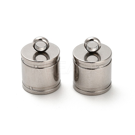 201 Stainless Steel Cord Ends STAS-S167-01G-P-1