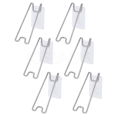 201 Stainless Steel Picture Frame Stand AJEW-WH0651-43A-1