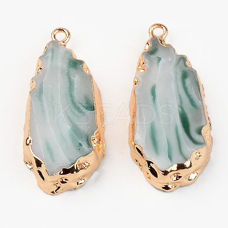 Resin Pendants RESI-R428-016F-1