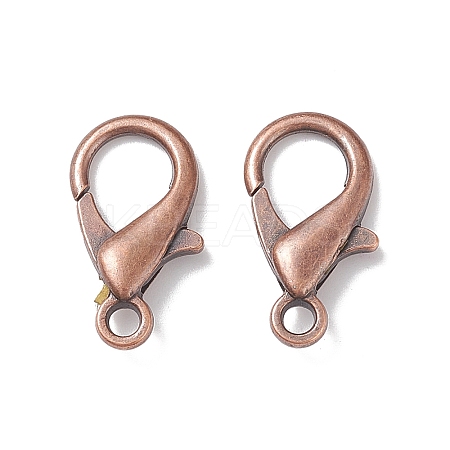 Zinc Alloy Lobster Claw Clasps Jewelry Making Finding E107-R-1-1