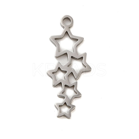 Non-Tarnish 304 Stainless Steel Pendants LS-STAS-S123-03P-02-1