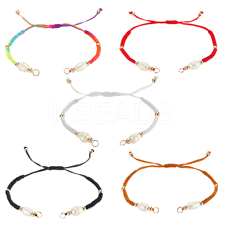 Braided Nylon Cord Bracelet Making AJEW-PH0012-22A-1