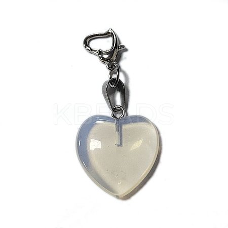 Synthetic Opalite Pendant Decorations PALLOY-PH01402-06-1