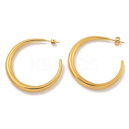 202 Stainless Steel Stud Earrings EJEW-H003-20G-01-1