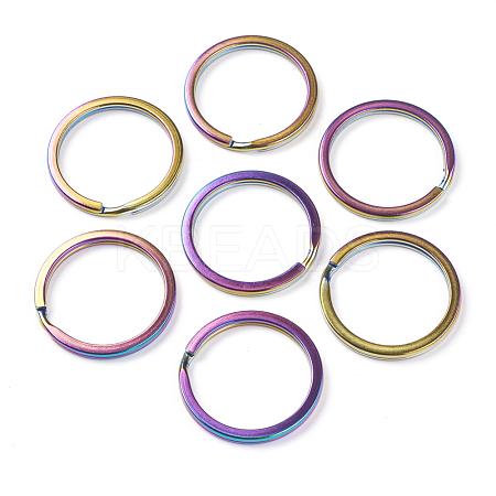 Ion Plating(IP) 304 Stainless Steel Split Key Rings STAS-L216-09A-1