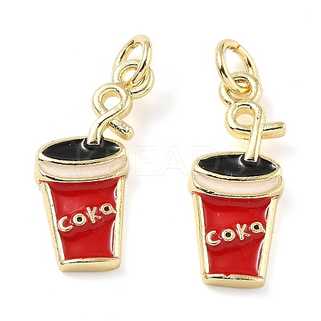 Brass Pendants KK-H002-07A-G-RS-1