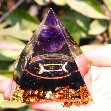 Orgonite Pyramid Resin Energy Generators PW-WG63740-03-1