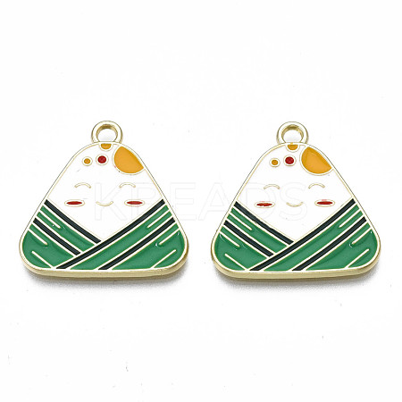 Alloy Enamel Pendants PALLOY-N160-021-1