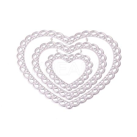 Heart Frame Carbon Steel Cutting Dies Stencils X-DIY-M011-22-1