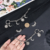 4Pcs 2 Styles Alloy Shoes Charms HJEW-DR00294-3