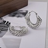 Brass Hoop Earring for Women LS-EJEW-L288-001P-1