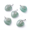 Natural Mixed Stone Pendants G-G807-C-2