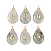 Natural Labradorite Pendants G-Z134-01G-02-1