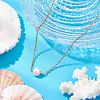 Natural Cultured Freshwater Pearl Pendant Necklaces NJEW-JN05134-01-1