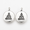 Tibetan Style Alloy Pendants LS-TIBEP-Q078-28AS-NR-1