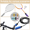 8 Bundles 8 Colors PU Leather Anti-slip Badminton Tennis Racket Grip Tape DIY-SP0005-45B-6