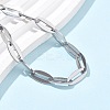 304 Stainless Steel Cable Chain Bracelets for Women BJEW-U038-01P-3