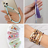 500Pcs Plating Acrylic Beads PACR-TADJ0001-01C-6