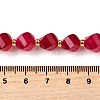 Natural Quartz Dyed Beads Strands G-U023-A02-19-5