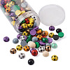 200Pcs Schima Wood Cabochons WOOD-CD0001-25-2