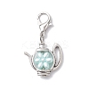 Imitation Pearl Acrylic Pendant Decorations HJEW-JM04007-02-4