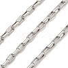 304 Stainless Steel Rectangle Link Chains CHS-G038-03P-1