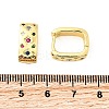 Brass Micro Pave Cubic Zirconia Rectangle Dangle Earrings EJEW-L305-08G-01-5